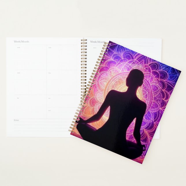 Meditative Mandala Spiral  Planner (Display)