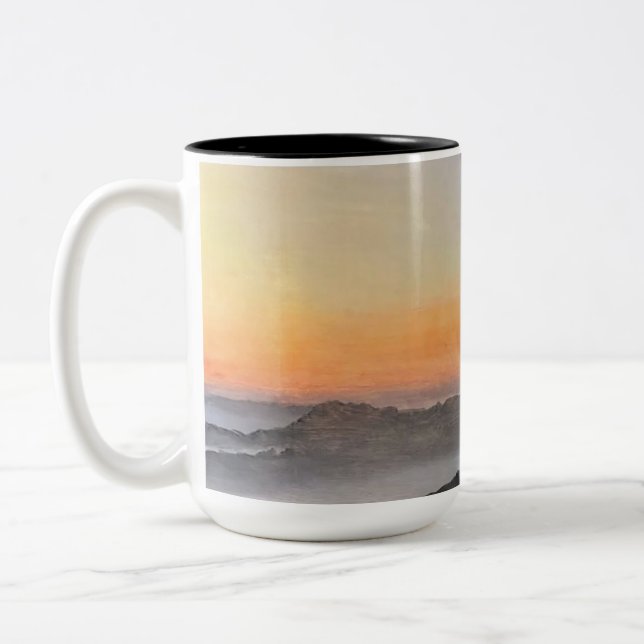 Meditative Morning Mug (Left)