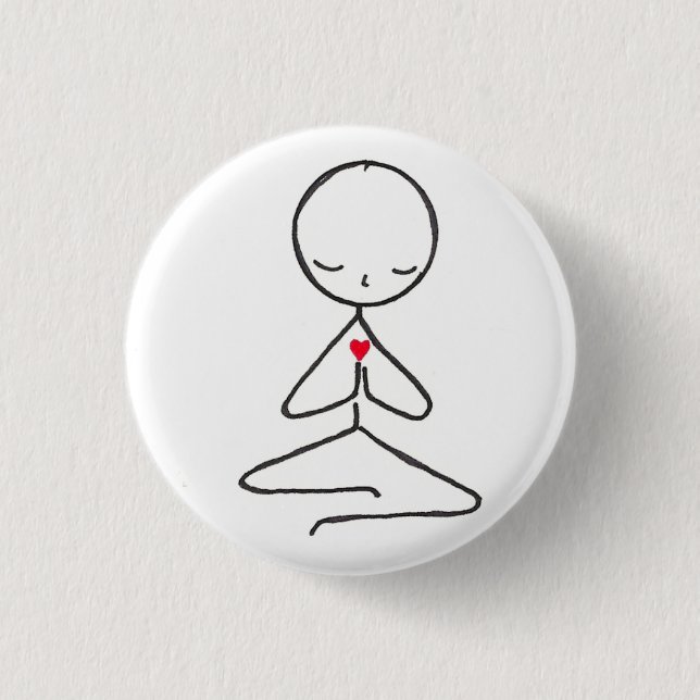 Meditator Button (small) (Front)