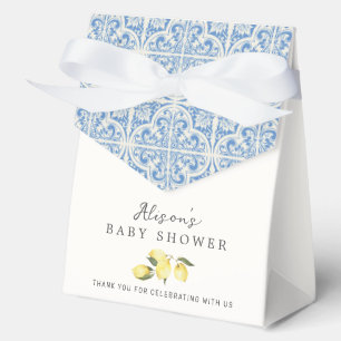 Mediterranean Amalfi Capri Baby Shower Favour Box