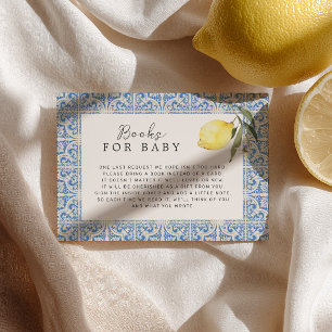 Mediterranean Amalfi Coast Books For Baby Enclosure Card