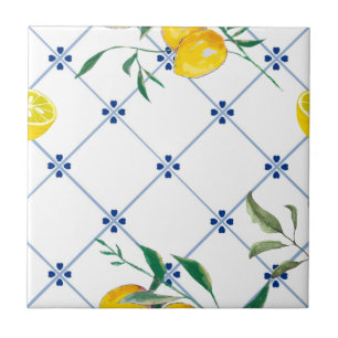 Mediterranean,Amalfi style,simple squares       Tile