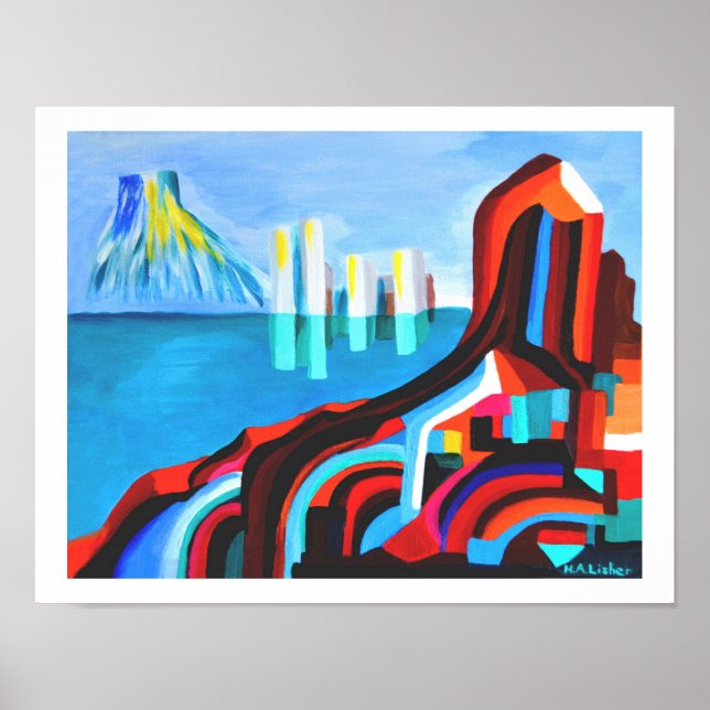 Mediterranean art poster (Front)