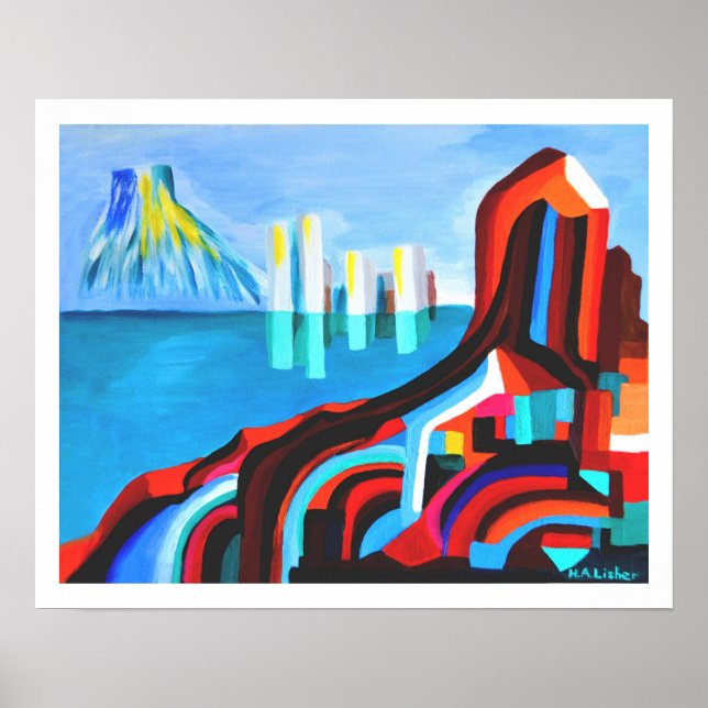 Mediterranean art poster (Front)