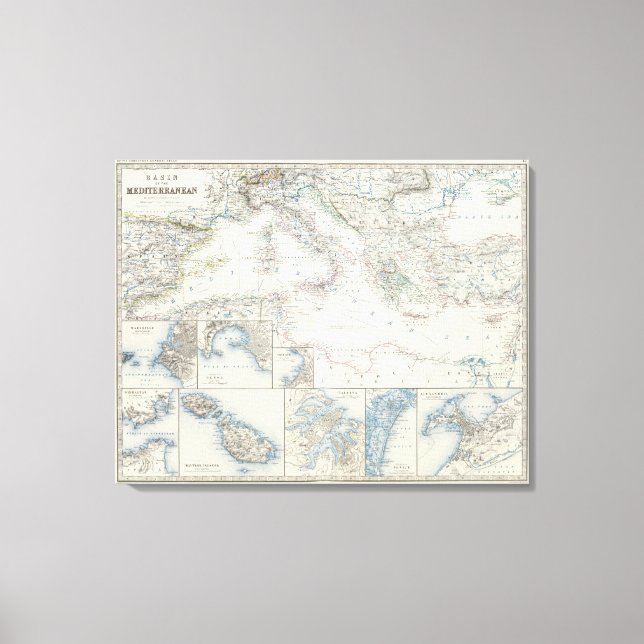 Mediterranean Basin Canvas Print (Front)