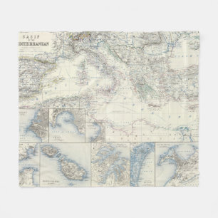 Mediterranean Basin Fleece Blanket