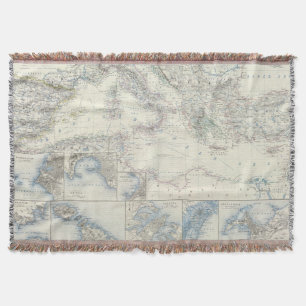 Mediterranean Basin Throw Blanket