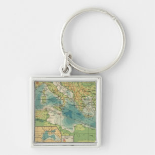 Mediterranean, Black Sea cables, wireless stations Key Ring