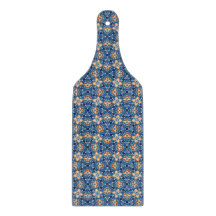 Mediterranean Bloom Tile – Blue and Orange Floral