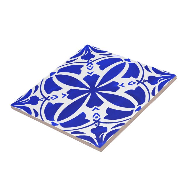 Mediterranean Blue Tile (Side)
