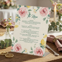 Mediterranean Blush Rose & Lemon Wedding