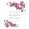 Mediterranean Bougainvillea Wedding  Welcome Sign