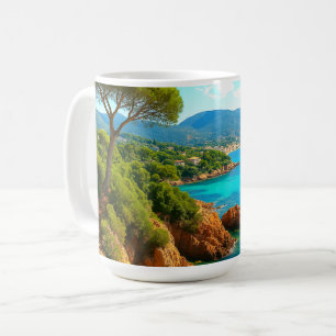 Mediterranean Coastline Coffee Mug