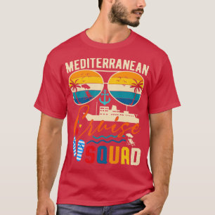 Mediterranean Cruise Squad 2024 Vacation Matching T-Shirt