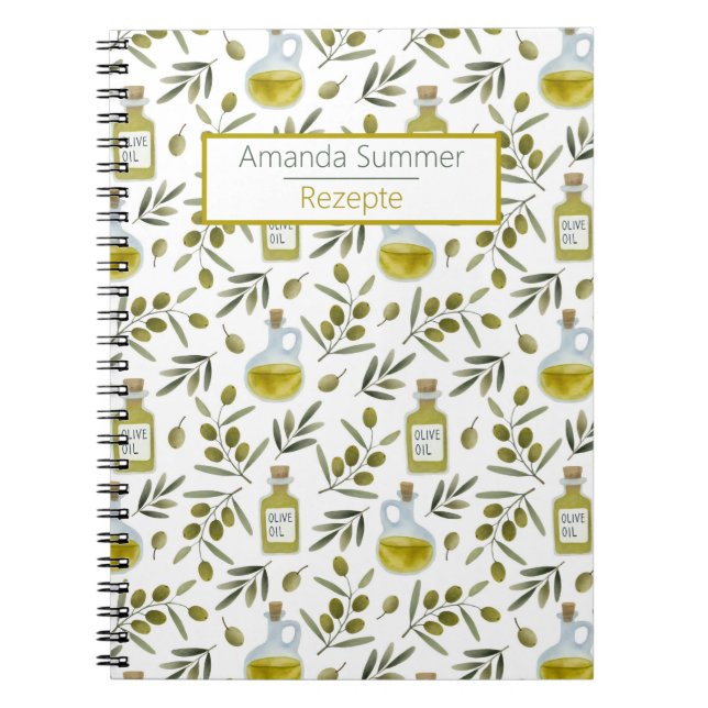 Mediterranean cuisine notebook (Front)