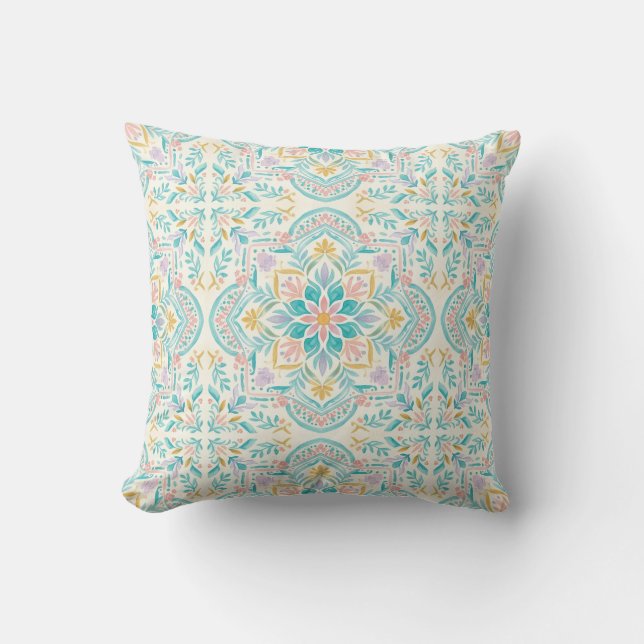 Mediterranean Decorative Throw Pillow (Front)