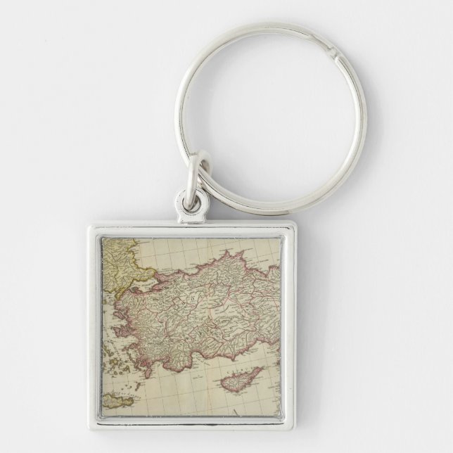 Mediterranean East Key Ring (Front)