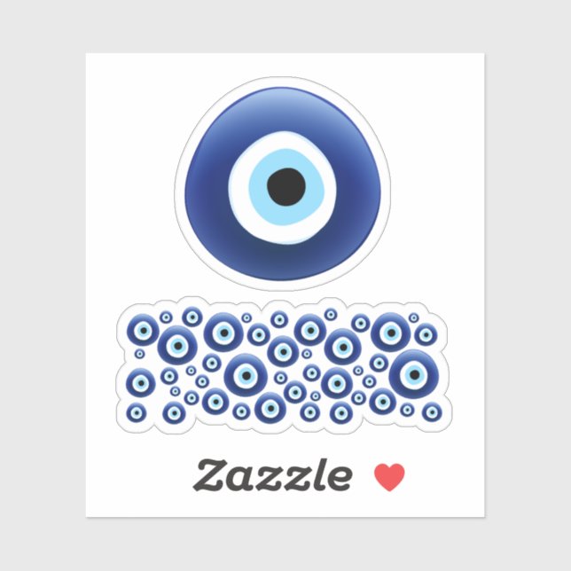Mediterranean Evil Eye Charm (Sheet)