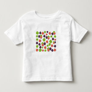Mediterranean Fig Summer Fruit Pattern Toddler T-Shirt