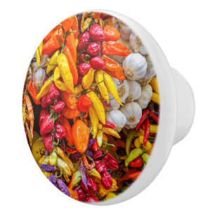 Mediterranean flavours ceramic knob