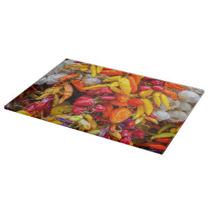 Mediterranean flavours cutting board