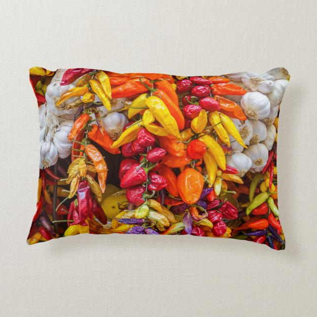 Mediterranean flavours decorative cushion (Back)