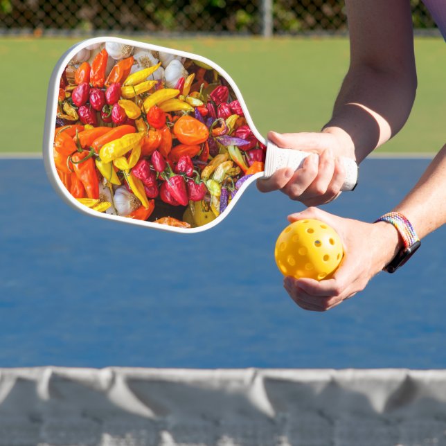 Mediterranean flavours pickleball paddle (Insitu)