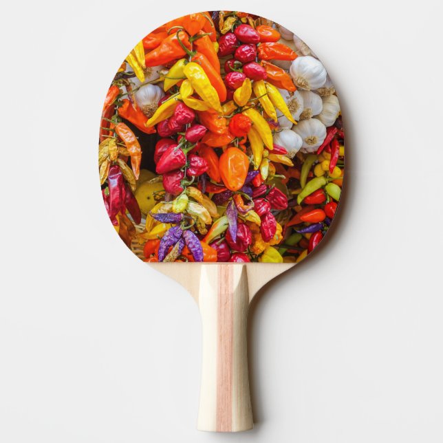 Mediterranean flavours ping pong paddle (Back)