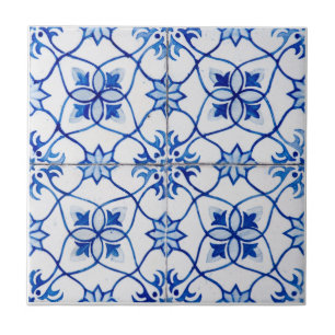 Mediterranean Floral Tile