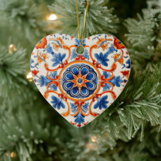 Mediterranean Garden Ceramic Tree Decoration