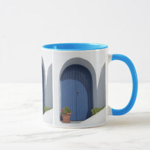 Mediterranean Greek Door Mug