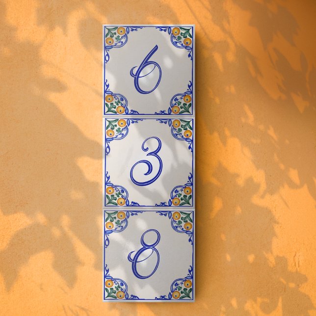 Mediterranean House Number – Arancia Tile (Creator Uploaded)