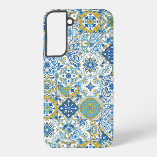Mediterranean hues/ Azulejo tiles Samsung Galaxy Case