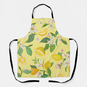 Mediterranean Lemon Blossom Apron