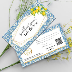 Mediterranean Lemon & Blue Tile Gift Card