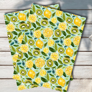  Mediterranean Lemon Botanical Tissue Paper