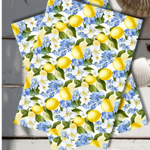  Mediterranean Lemon Botanical Tissue Paper