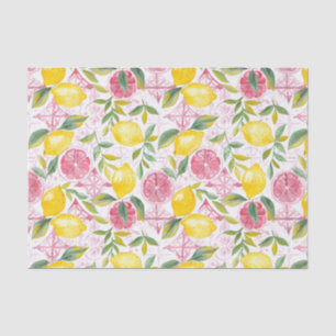 Mediterranean Lemon Botanical Tissue Paper