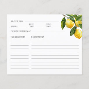 Mediterranean Lemon Bridal Shower Recipe