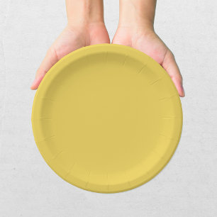 Mediterranean Lemon Citrus Wedding Collection Paper Plate