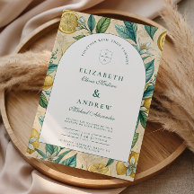 Mediterranean Lemon Garden Wedding