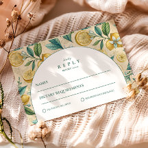 Mediterranean Lemon Garden Wedding