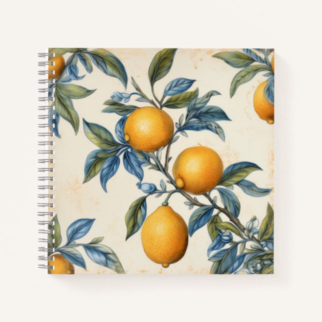Mediterranean Lemon Grove Notebook (Front)