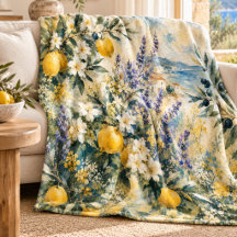 Mediterranean Lemon Lavender Botanical Elegance