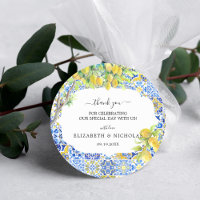 Mediterranean Lemon Tiles | Wedding Favour