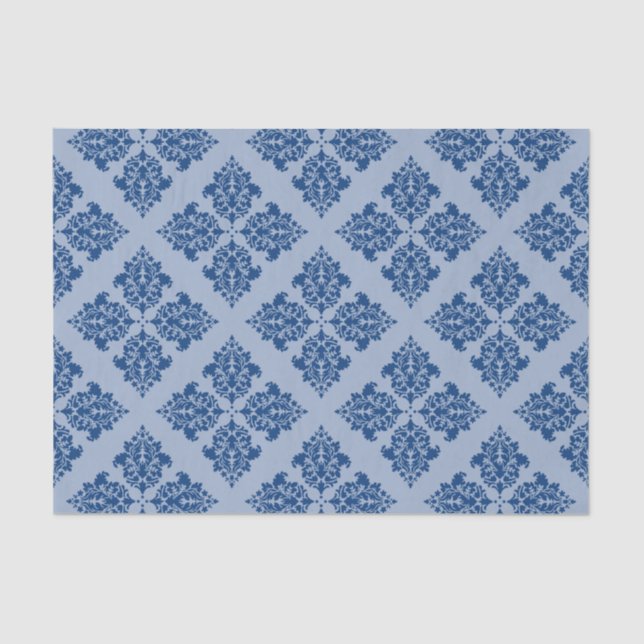 Mediterranean Moroccan Damask Tissue Paper (Front)