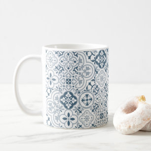 Mediterranean Moroccan Tile pattern Coffee Mug