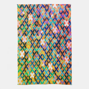 Mediterranean Mosaic Kitchen Towel