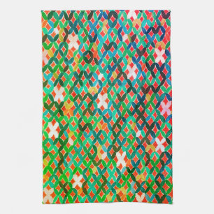 Mediterranean Mosaic Kitchen Towel