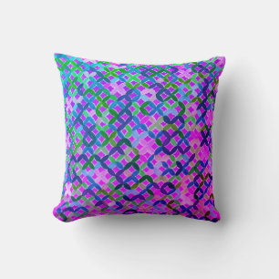Mediterranean Mosaic Throw Pillow
